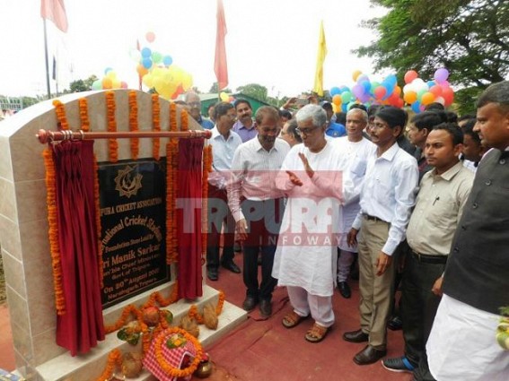 CM lays International Cricket Stadium's foundation stone CM lays International Cricket Stadium's foundation stone